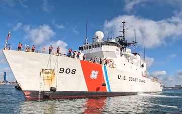 Coast Guard Cutter Tahoma offloads $61.6 million worth of Illegal Narcotics in Port Everglades