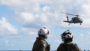 Nimitz Conducts Vertical Replenishment