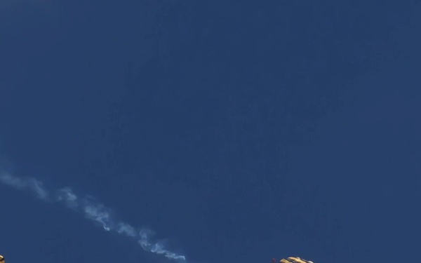 Golden Knights Demonstrate Tri-By-Side Canopy Formation Ahead of Freedom 250