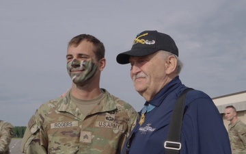 BROLL: Medal of Honor Recipient Honored With 101st Combat Aviation Brigade Flight