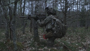 2nd Cavalry Regiment, U.K. Parachute Regiment conduct training operations during Project Flytrap