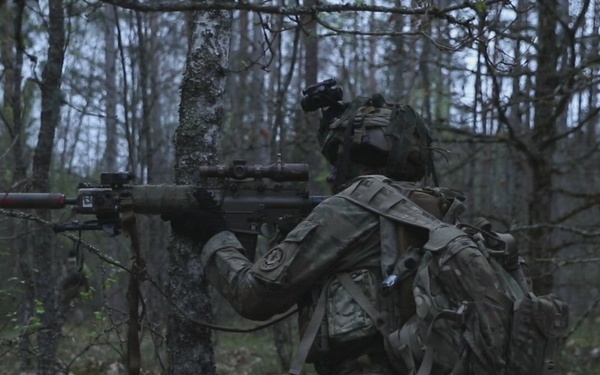 2nd Cavalry Regiment, U.K. Parachute Regiment conduct training operations during Project Flytrap