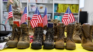 Preparing for the 2026 Heroes’ Boots Memorial Display