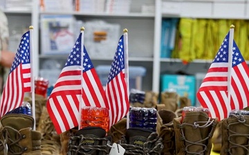 Preparing for the 2026 Heroes’ Boots Memorial Display