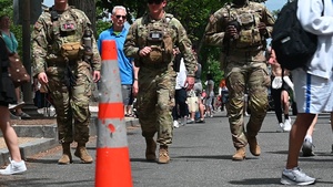 DCNG Commanding General Visits Presence Patrols During Rededicate 250: A National Jubilee Of Prayer, Praise & Thanksgiving