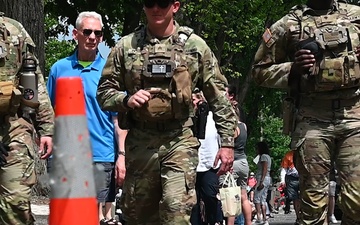 DCNG Commanding General Visits Presence Patrols During Rededicate 250: A National Jubilee Of Prayer, Praise &amp; Thanksgiving