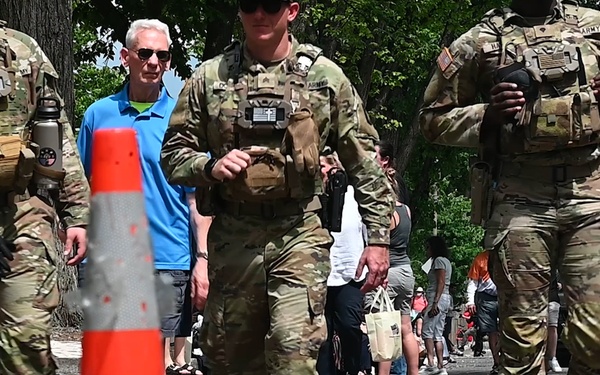 DCNG Commanding General Visits Presence Patrols During Rededicate 250: A National Jubilee Of Prayer, Praise &amp; Thanksgiving