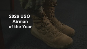 USO Airman of the Year Staff Sgt. Theodore Dudley