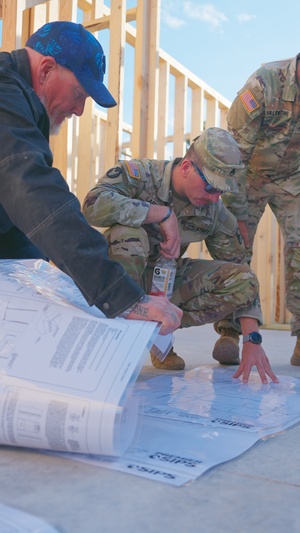 Wyoming National Guard engineers begin Habitat for Humanity construction project in Cheyenne