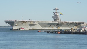 The World’s Largest Aircraft Carrier Returns from Historic 11-Month Deployment