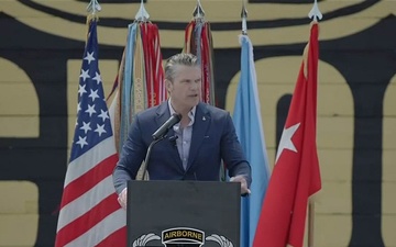 Hegseth Presents Purple Hearts at Fort Campbell