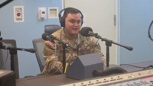 Armed Services Blood Bank Center speak on AFN Radio