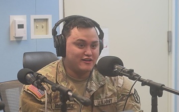 Armed Services Blood Bank Center speak on AFN Radio