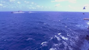 USS Tripoli Vertical Replenishment
