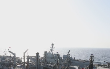 Sailors Conduct a Replenishment-at-Sea (RAS)
