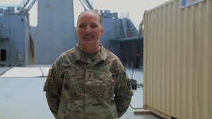 Interview: US Army Chief Warrant Officer 3 Kelly Bresley discusses sustainment operations during African Lion 26