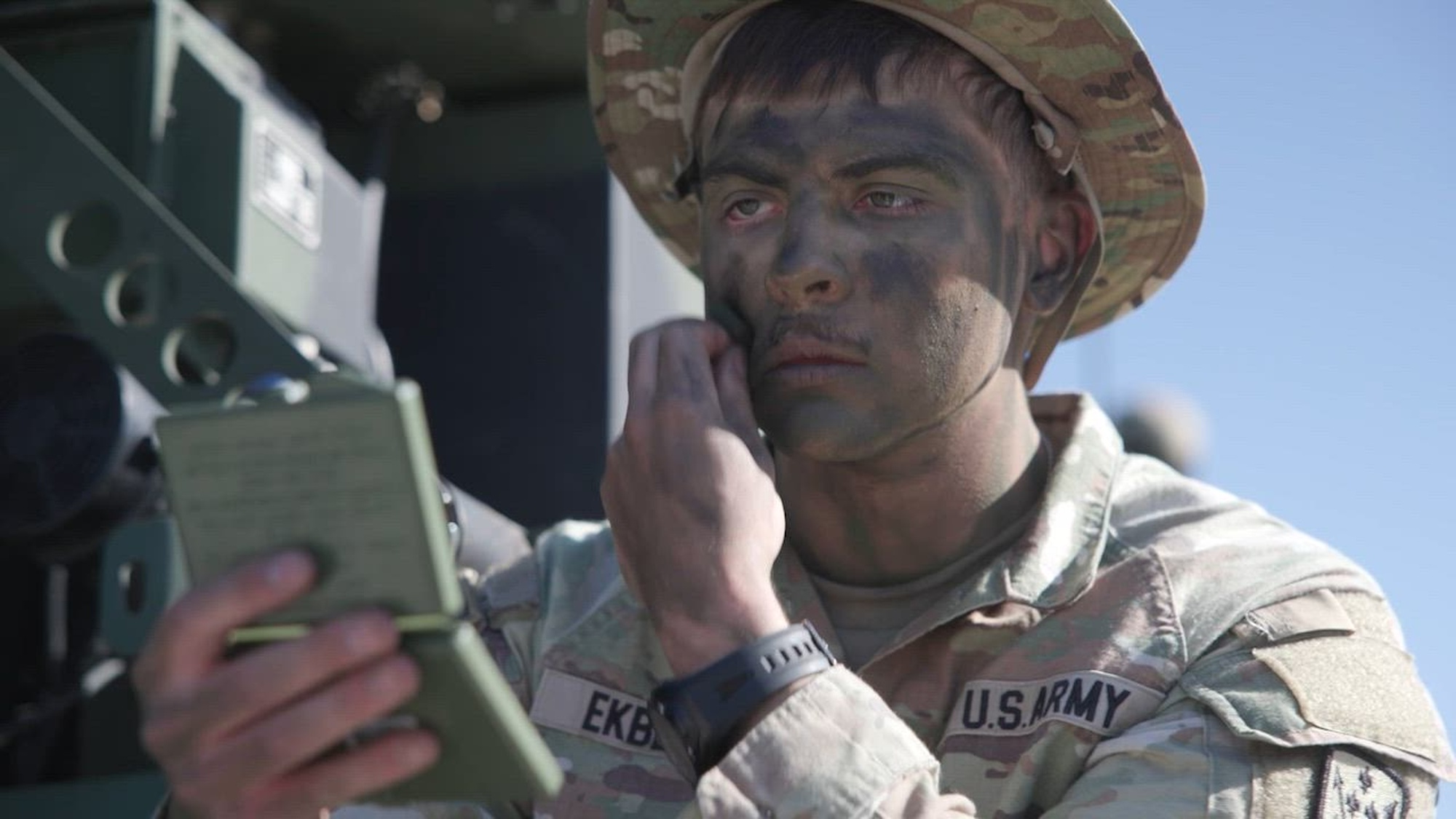 U.S. Army Staff Sgt. Aaron Maher, battery master gunner for 1st battalion 57th air defense artillery regiment, talks about the stinger missile live fire conducted during NATO exercise SWORD 26 May 11, 2026, in Gotland, Sweden. From April 27 to May 31, 2026 U.S. and Allied forces will exercise NATO’s Eastern Flank Deterrence Initiative, demonstrating NATO’s ability to fight and win on the modern battlefield. Nearly 15,000 troops from eleven nations will train across the High North, Baltic region, and Poland, executing rapid maneuvers, air defense, counter-drone operations, and cyber defense to validate NATO’s regional defense plans in real time (U.S. Army video by Spc. Luis Jimenez).