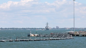 USS Ted Stevens (DDG 128) Arrives in Norfolk