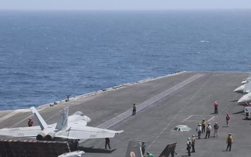 USS Abraham Lincoln (CVN 72) Conducts Flight Operations