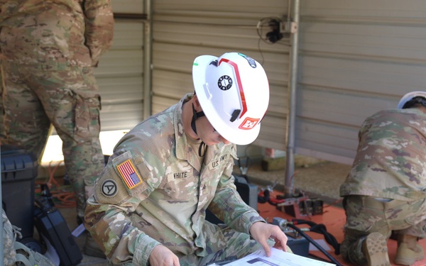 B CO, 249th Engineer Battalion (Prime Power) CBRM mission 4k b-roll at Cannelton Locks and Dam, Indiana