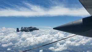 First A-10, HC-130 Refueling at Moody AFB