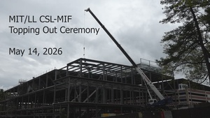 HANSCOM AIR FORCE BASE, Mass. — Reaching a pivotal milestone in construction, the U.S. Army Corps of Engineers (USACE) New England District held a topping out ceremony on May 14