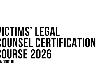 The Victims’ Legal Counsel just completed a 10-day certification at the Naval Justice School