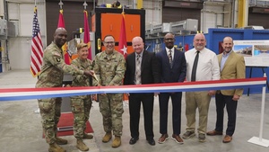 Anniston Army Depot Combat Vehicle Welding Facility Ribbon Cutting Ceremony