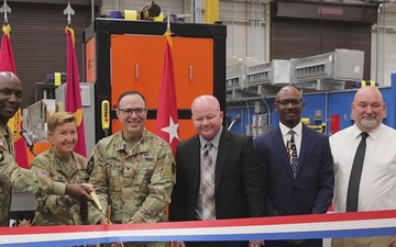 Anniston Army Depot Combat Vehicle Welding Facility Ribbon Cutting Ceremony