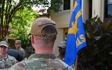 Maxwell AFB ALS class 26-4 perform retreat
