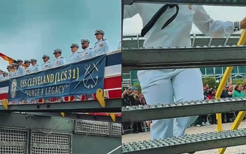 USS Cleveland Sailors Bring Ship to Life