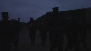 Kilo Company Crucible Hike and EGA Ceremony