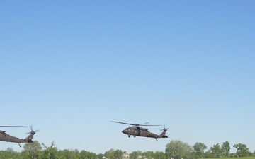 Distinguished Visitors observe emerging defense technologies during T-REX 26-2 at Camp Atterbury