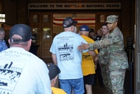 Korean and Vietnam War Veterans Take of Tour Fifth Regiment Armory