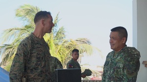 3rd Littoral Combat Team Holds Change of Command Ceremony while deployed to the Philippines