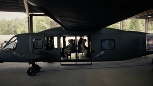 Secretary of War observes MV-75 Cheyenne during Fort Campbell visit