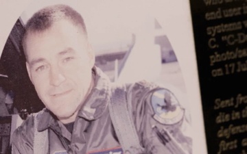 Children of fallen pilot return to Edwards