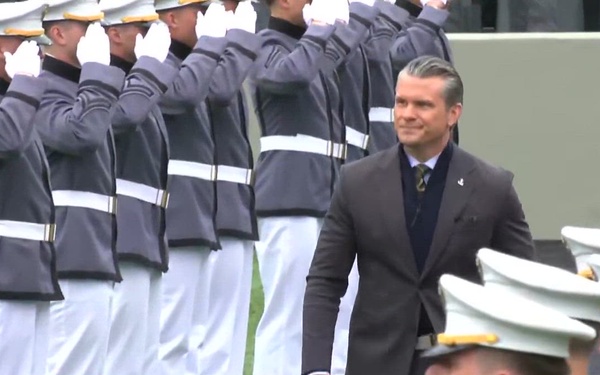 Hegseth Speaks at U.S. Military Academy Graduation
