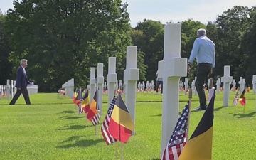 Memorial Day 2026 - Ardennes American Cemetery B-Roll
