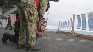 Nimitz Conducts Small-Arms Shoot