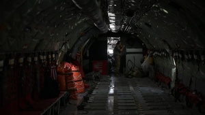 KC-135 Stratotanker performs air refueling operations