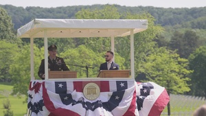 Memorial Day 2026 - Lorraine American Cemetery Brig. Gen. Steven P. Carpenter A-Roll (Speech)