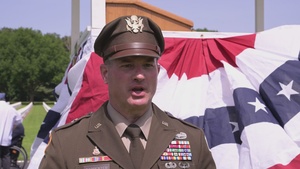 Memorial Day 2026 - Lorraine American Cemetery Brig. Gen. Steven P. Carpenter A-Roll (Interview)