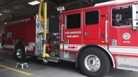 LAFD demonstrates firefighting gear during LAFW