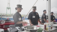 B-Roll: Service Members, LA Port Police compete in Galley wars