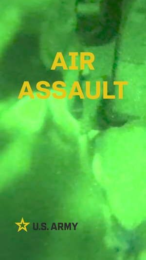 U.S. Soldiers Conduct Night Operations (Reel)