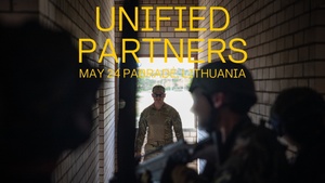 U.S. Soldiers train Lithuanian Riflemen's Union on Close Quarters Battle