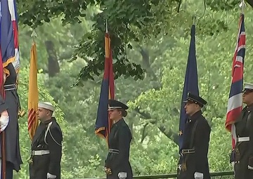 Trump, Hegseth Attend Memorial Day Observance
