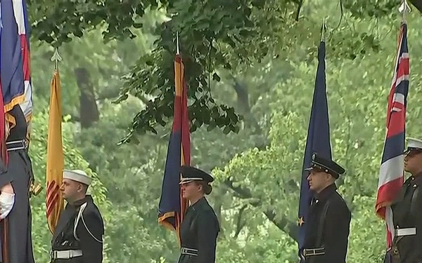 Trump, Hegseth Attend Memorial Day Observance