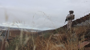 Service members attached to JTF-SB patrol southern border